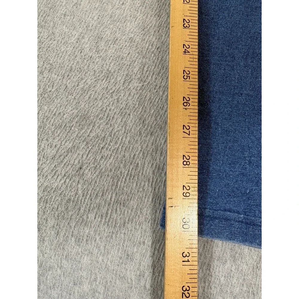 Quaker Marine Dark Wash Indigo Loopback Terry‎ Joggers (Men's Large) Blue